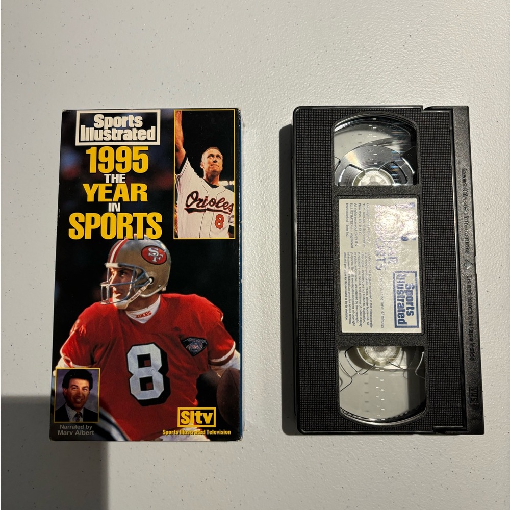 Sports Illustrated Swim 1995 VHS - Black and Red
